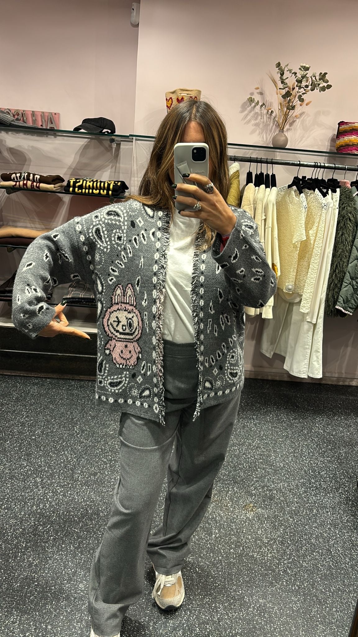 Gilet Labubu gris - DIXIE