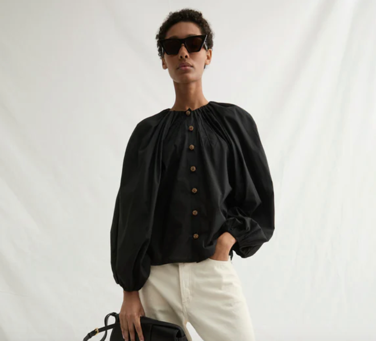 Blouse Victory noire Laurence Bras