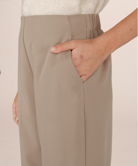 Pantalon Stewart greige Grace & Mila