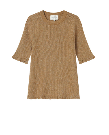 Pull Saturne ocre Grace & Mila