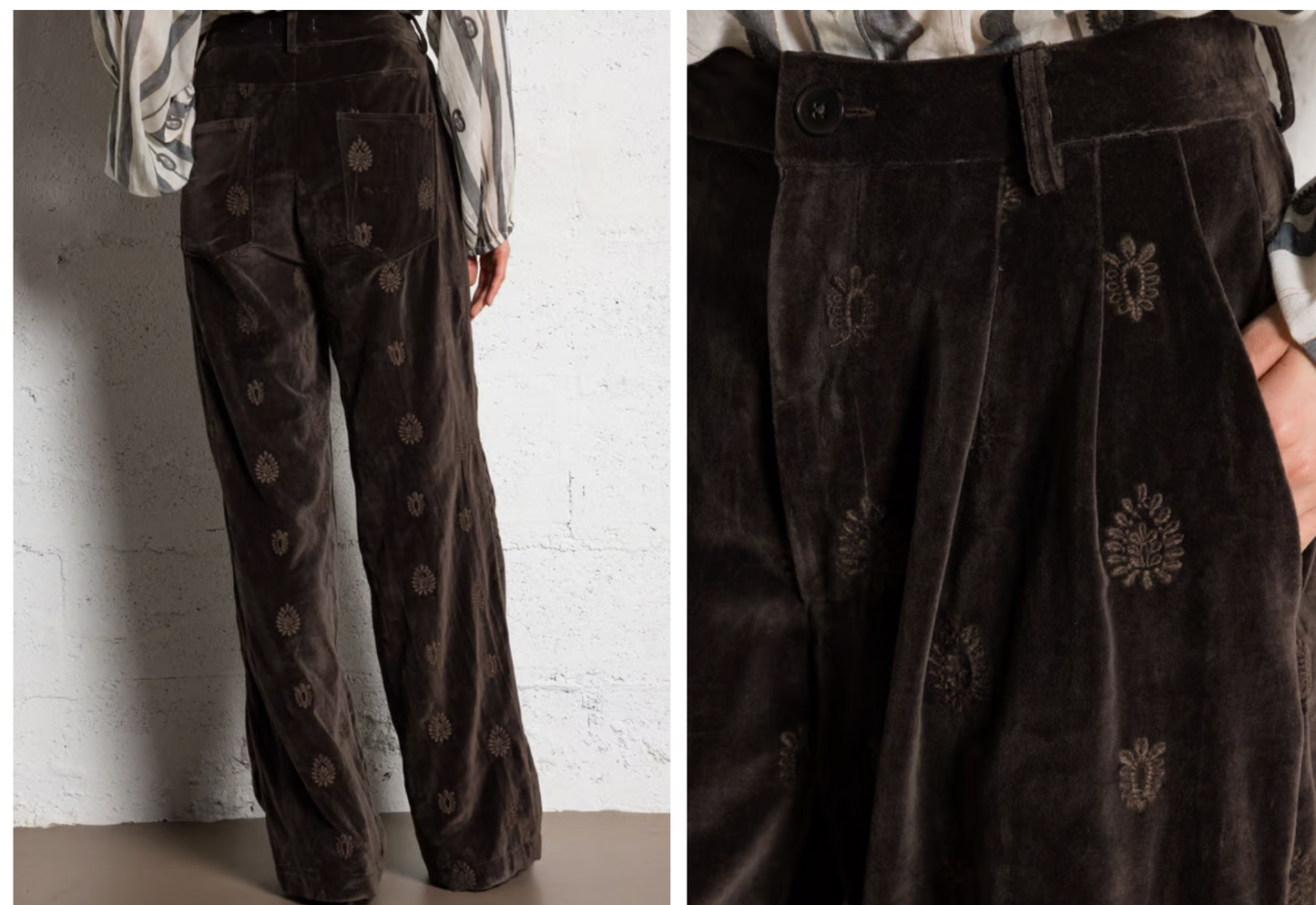 Pantalon Paco macchiato MAISON HÔTEL