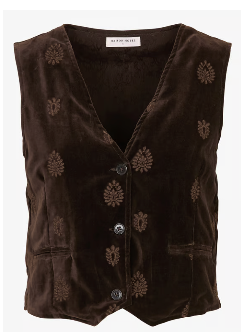 Gilet Kafka macchiato MAISON HÔTEL