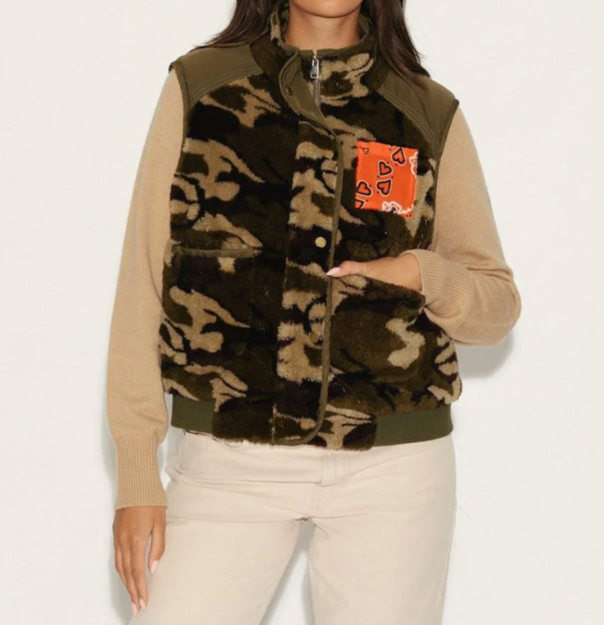 Veste sans manches Erika Camouflage ONE TEE