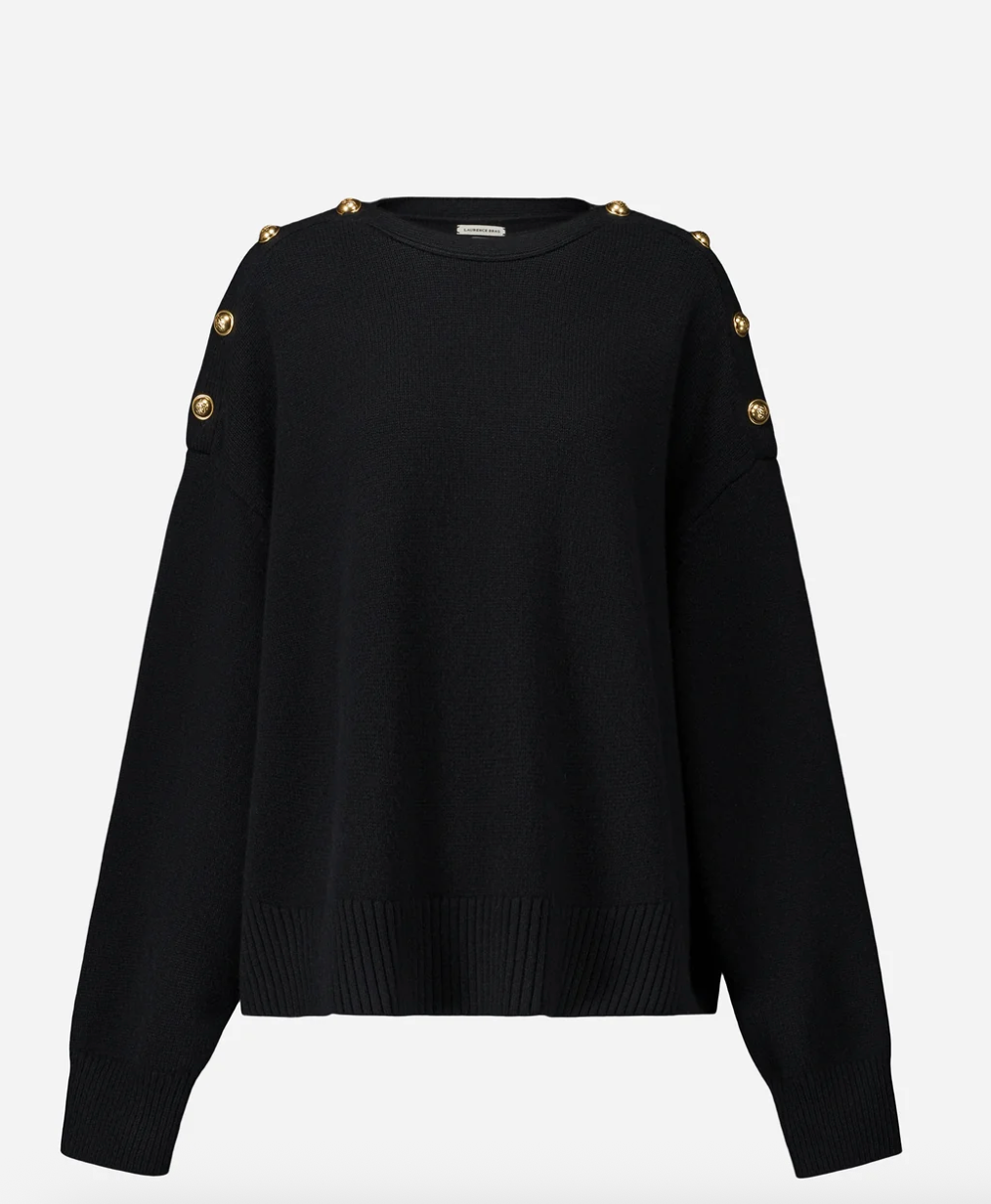 Pull cabanon noir LAURENCE BRAS