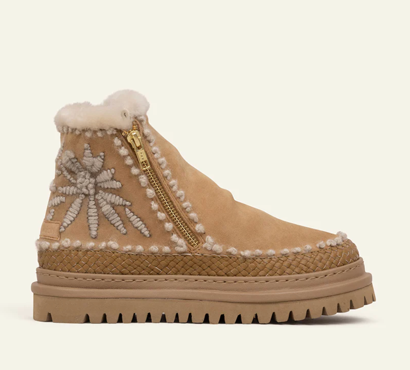 Bottines en daim à fleur LAIDBACK LONDON