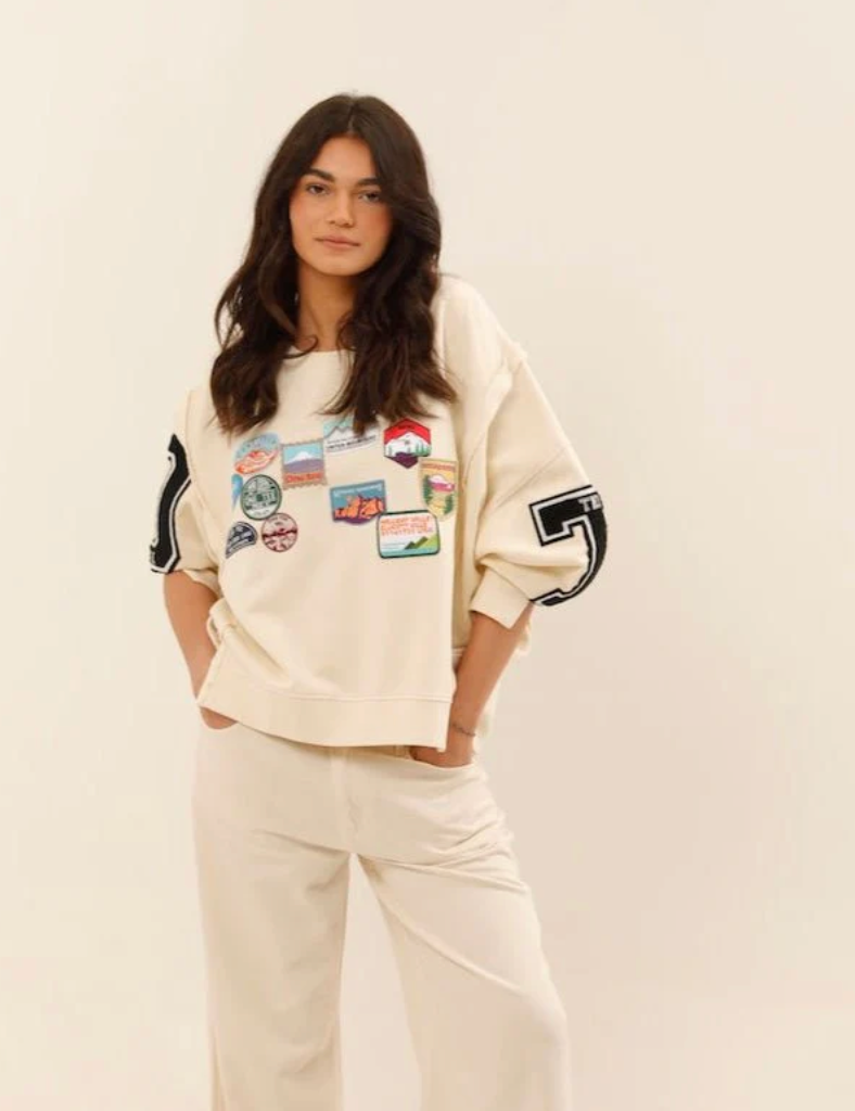 Sweat Olympe ivoire ONE TEE