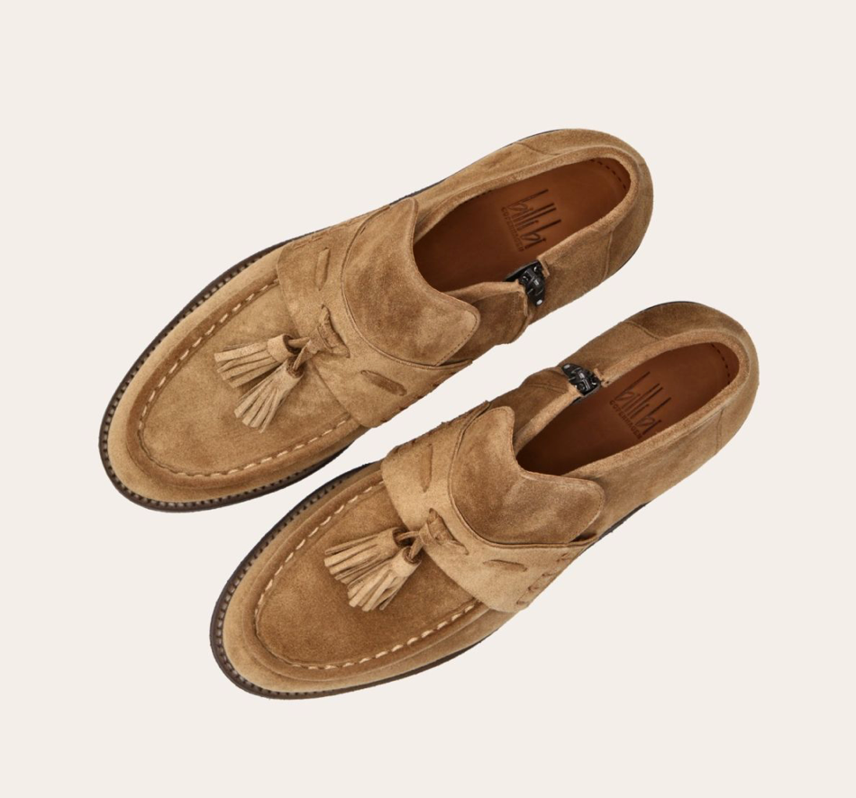 Bottines désert en daim clair - BILLI BI