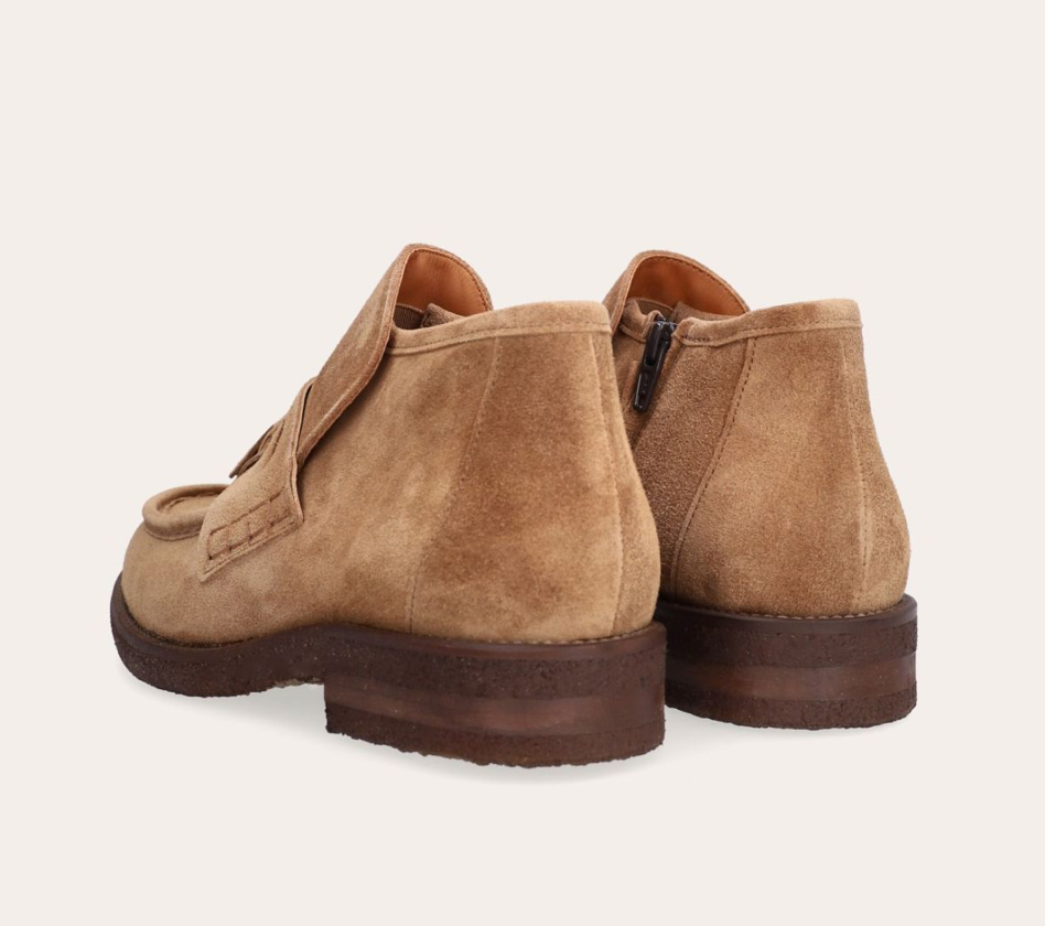 Bottines désert en daim clair - BILLI BI