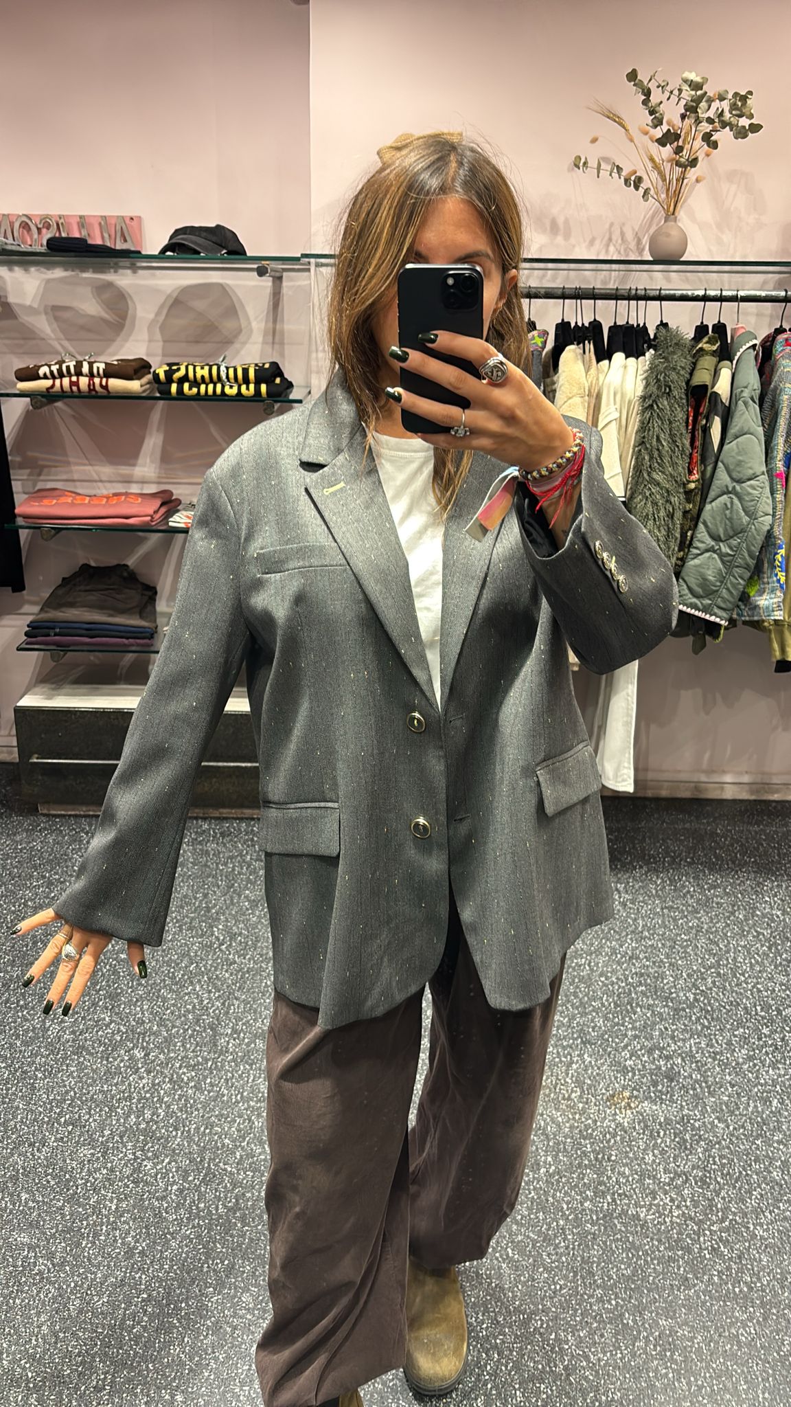 Blazer ample moro (brun profond), kaki ou gris - IMPERIAL