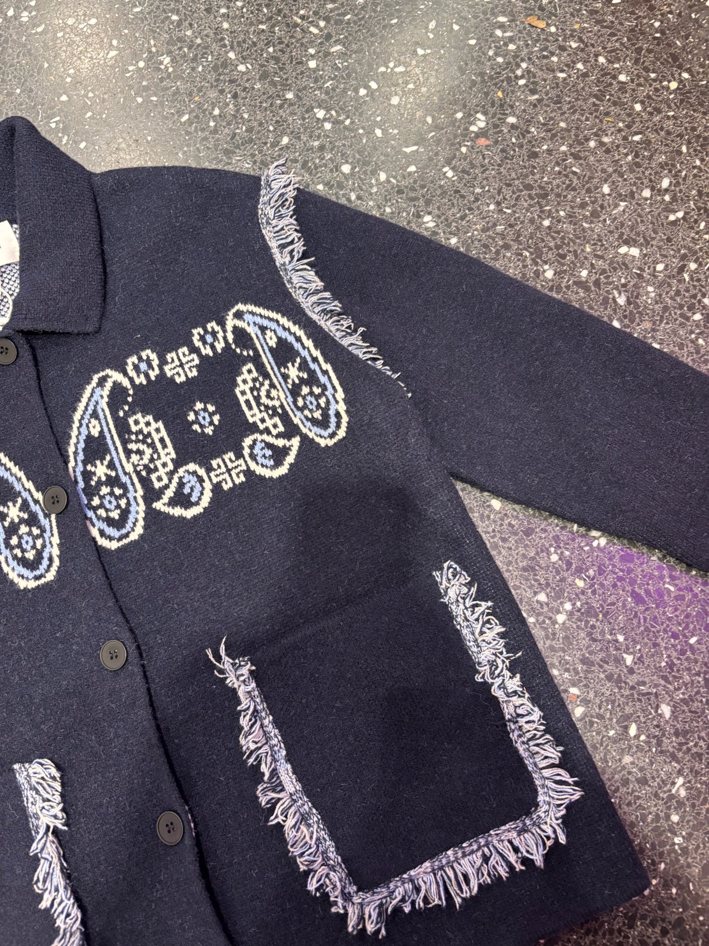 Gilet court motifs bandana