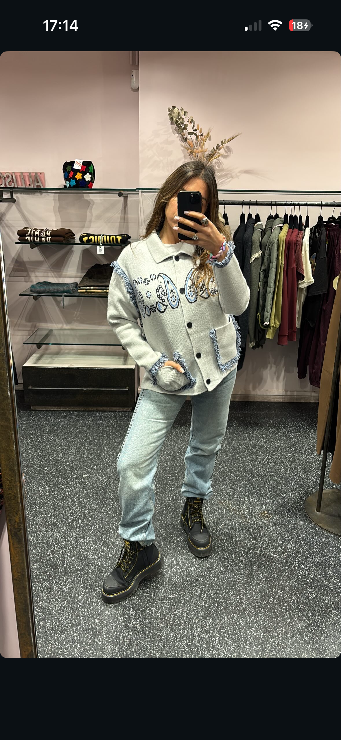 Gilet court boutonné aux motifs bandana