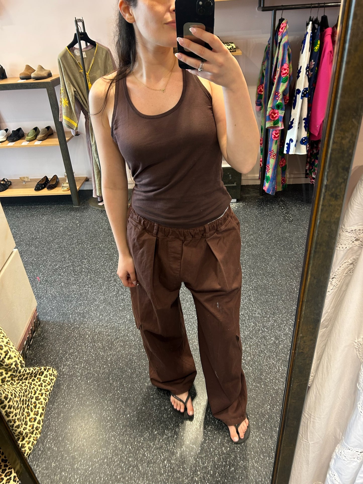THE CORNER - Pantalon cargo uni