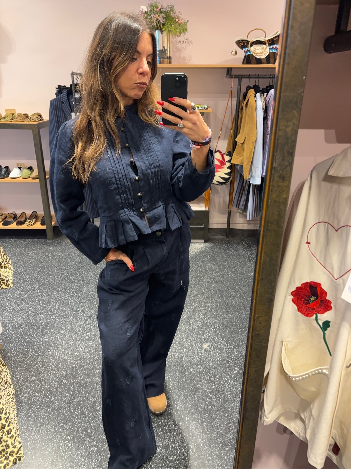 MAISON HÔTEL - Pantalon Otto “Night Blue”