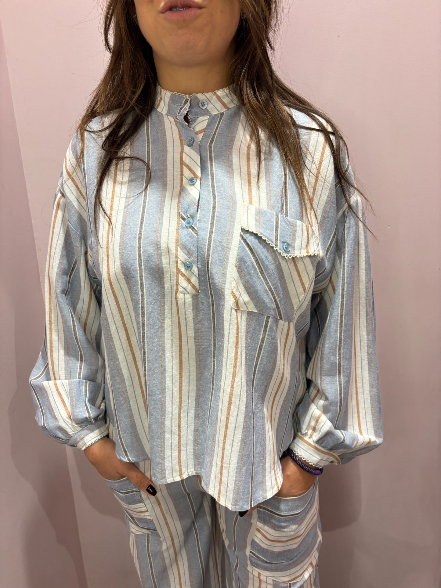 Chemise à larges rayures Johanna