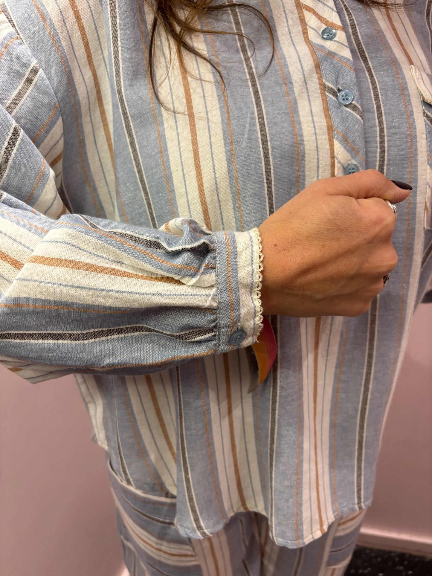 Chemise à larges rayures Johanna