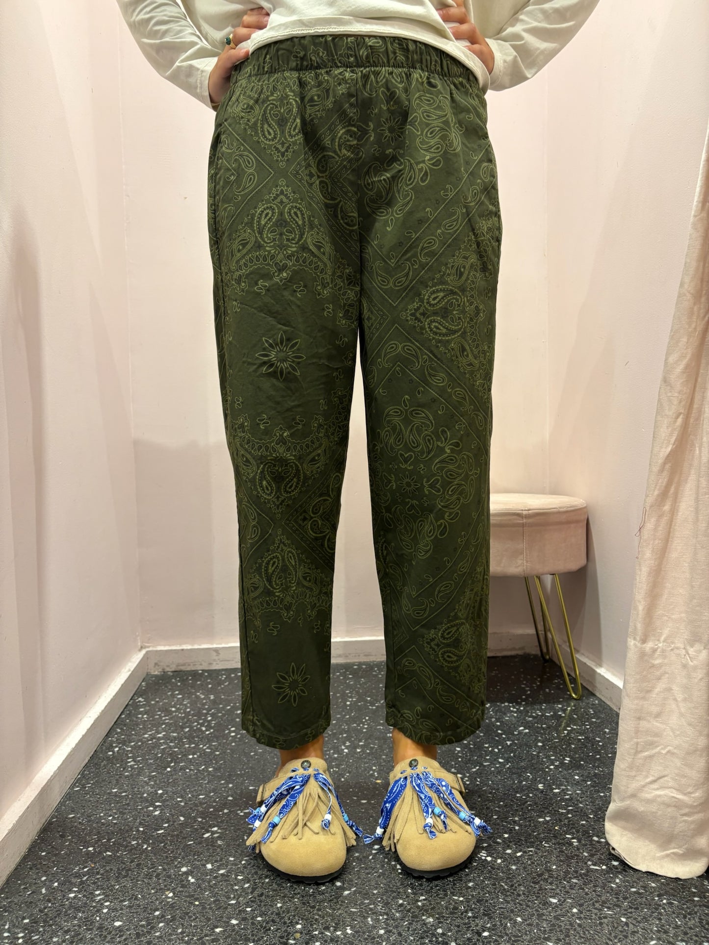 Pantalon bandana kaki - JOHANNA PARIS