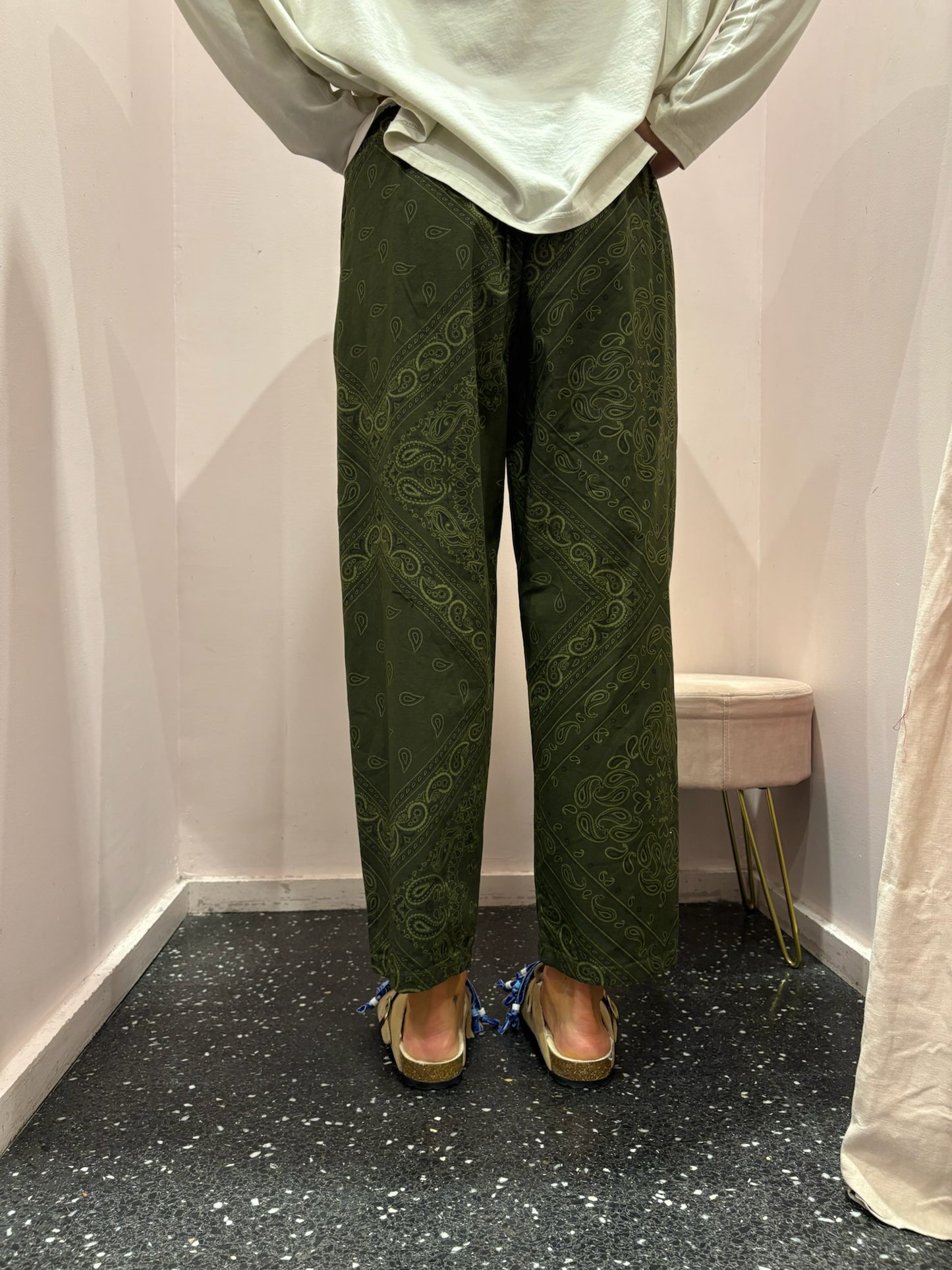 Pantalon bandana kaki - JOHANNA PARIS