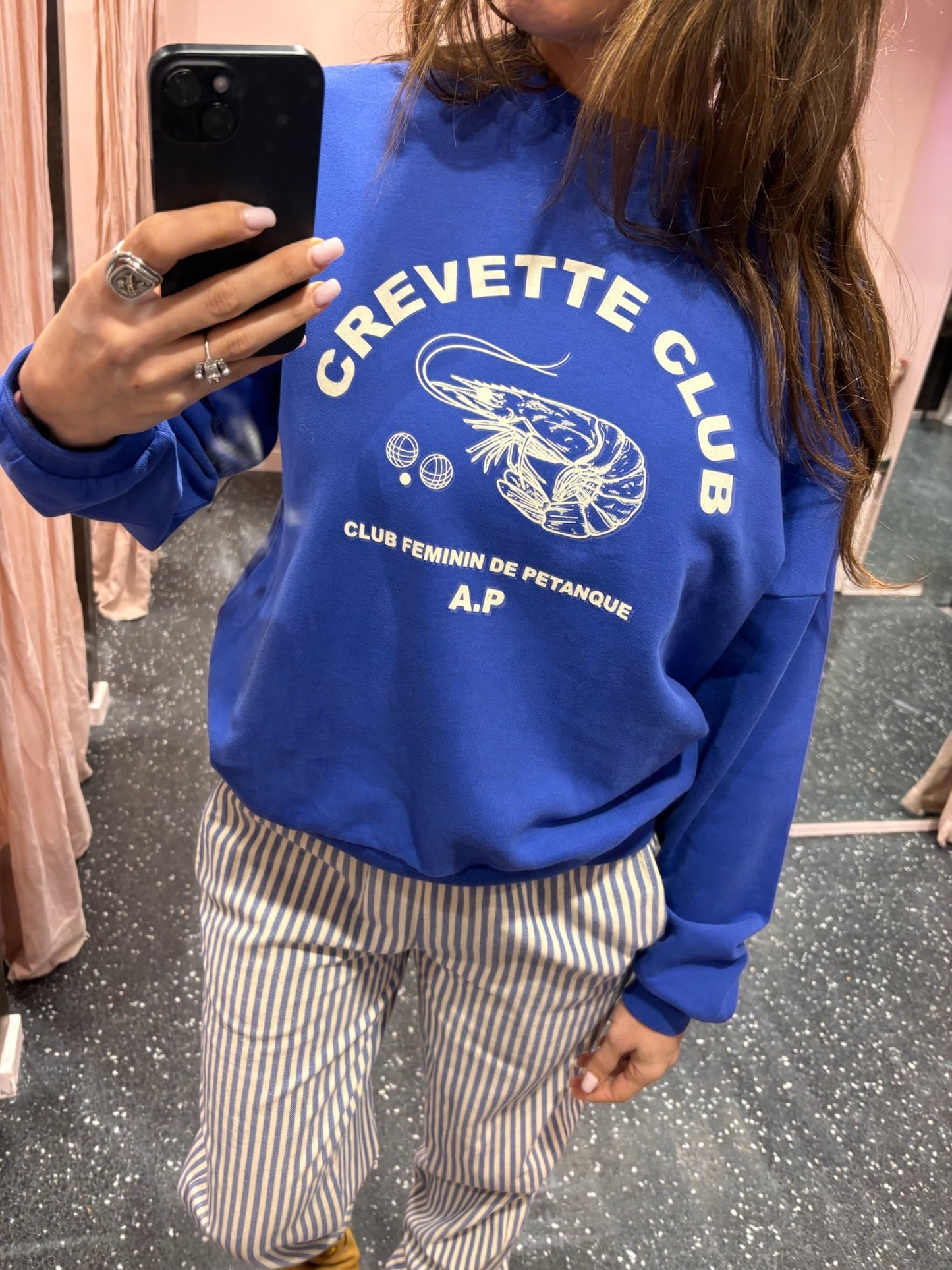 Sweat Crevette club - Arsène et les pipelettes