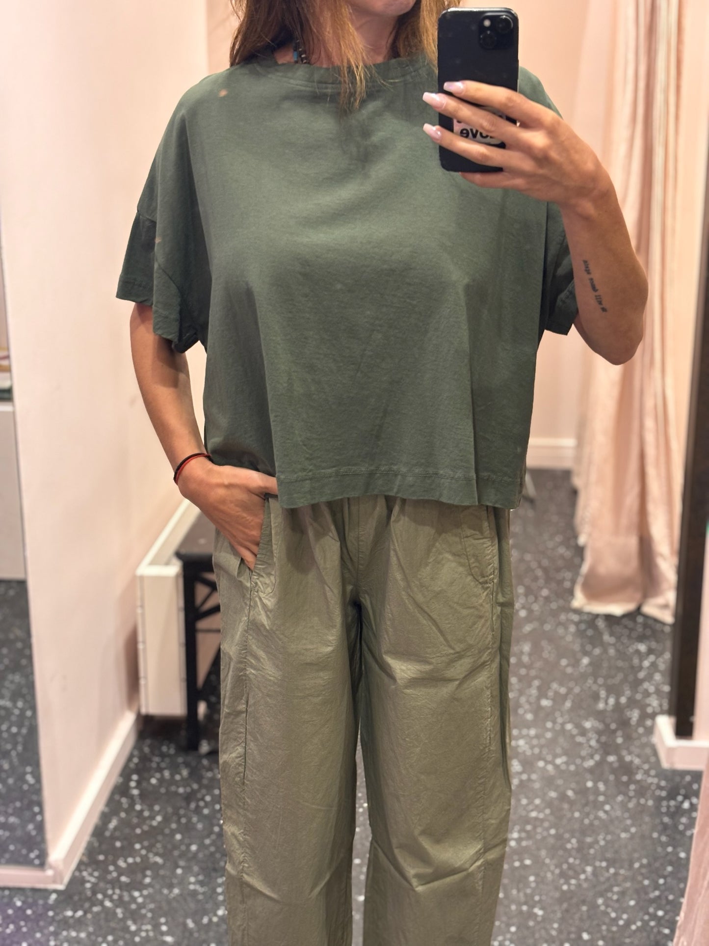 JOHANNA- t-shirt col rond manches courtes