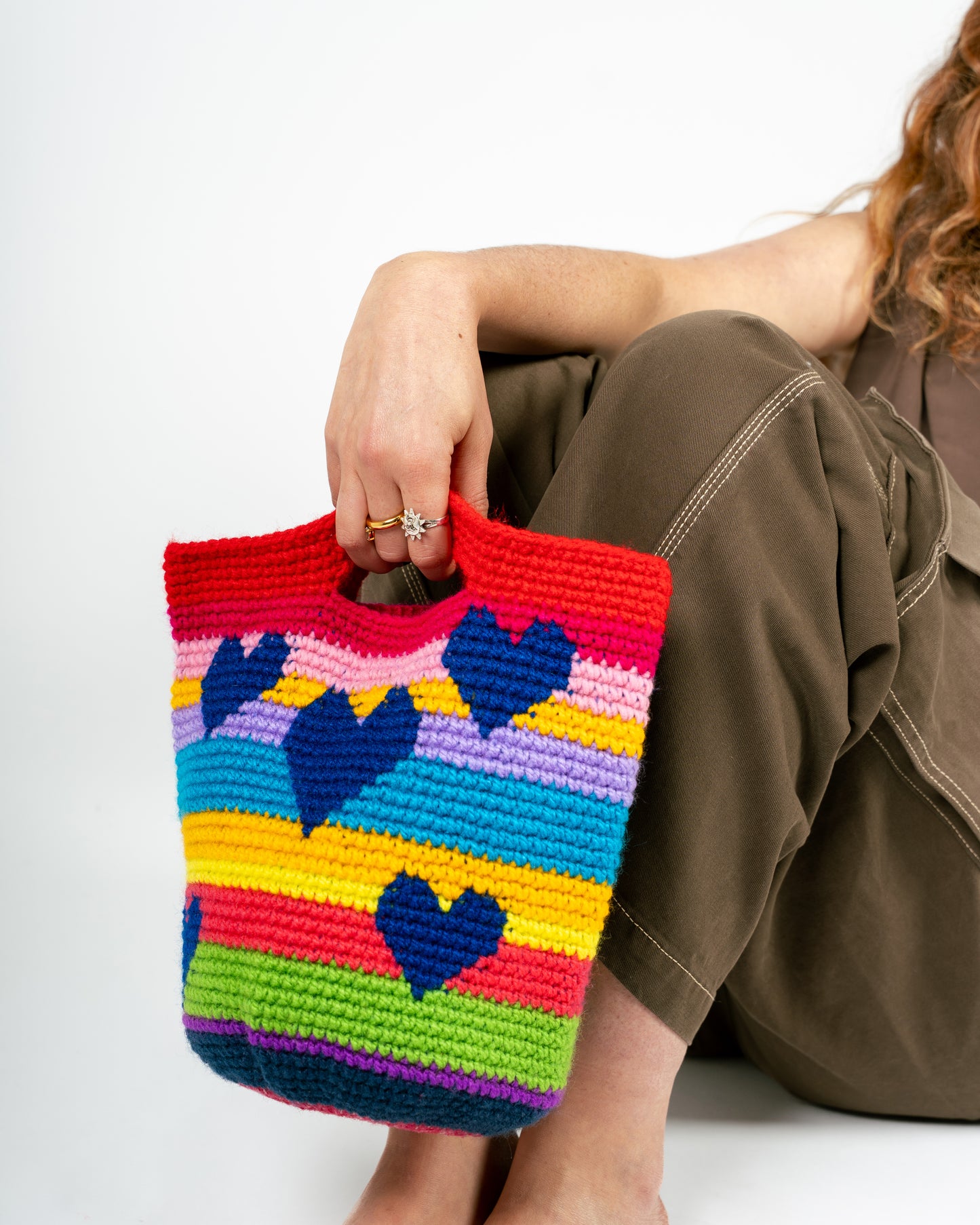 Sac Maison Badigo Corazón arc-en-ciel