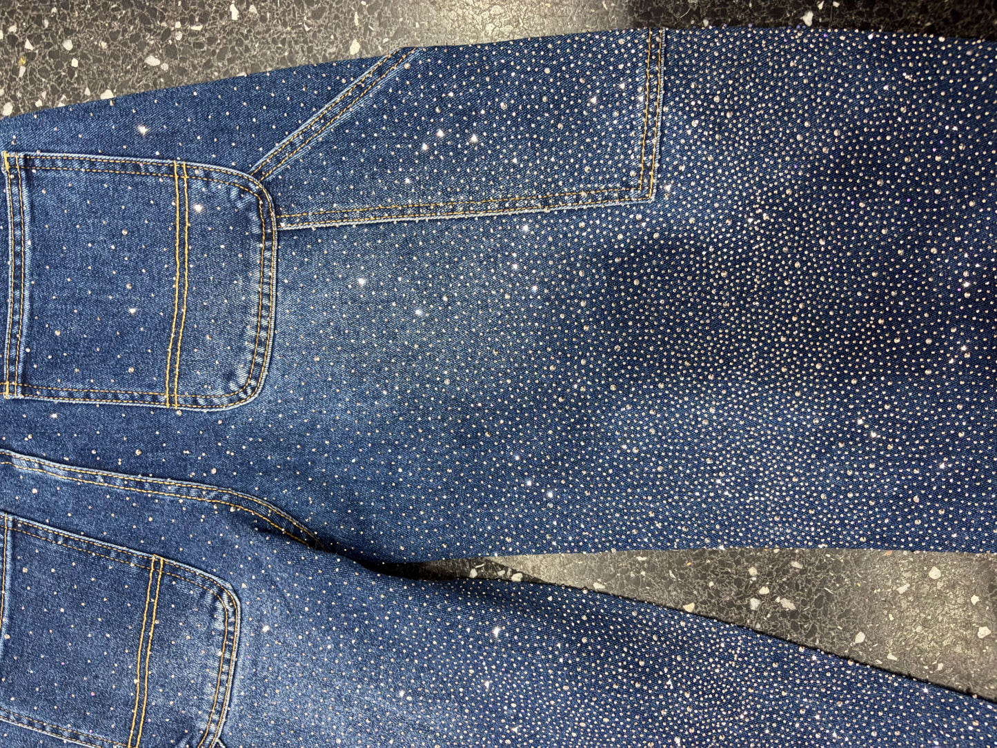JOHANNA - Denim Carpenter strassé