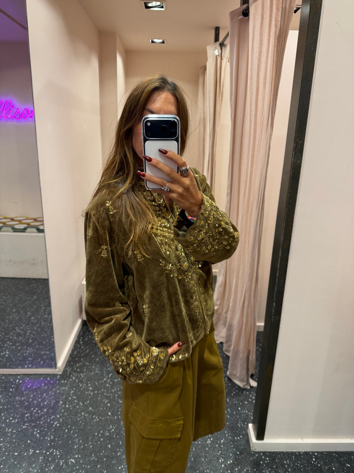 Veste en velours - V De Vinster