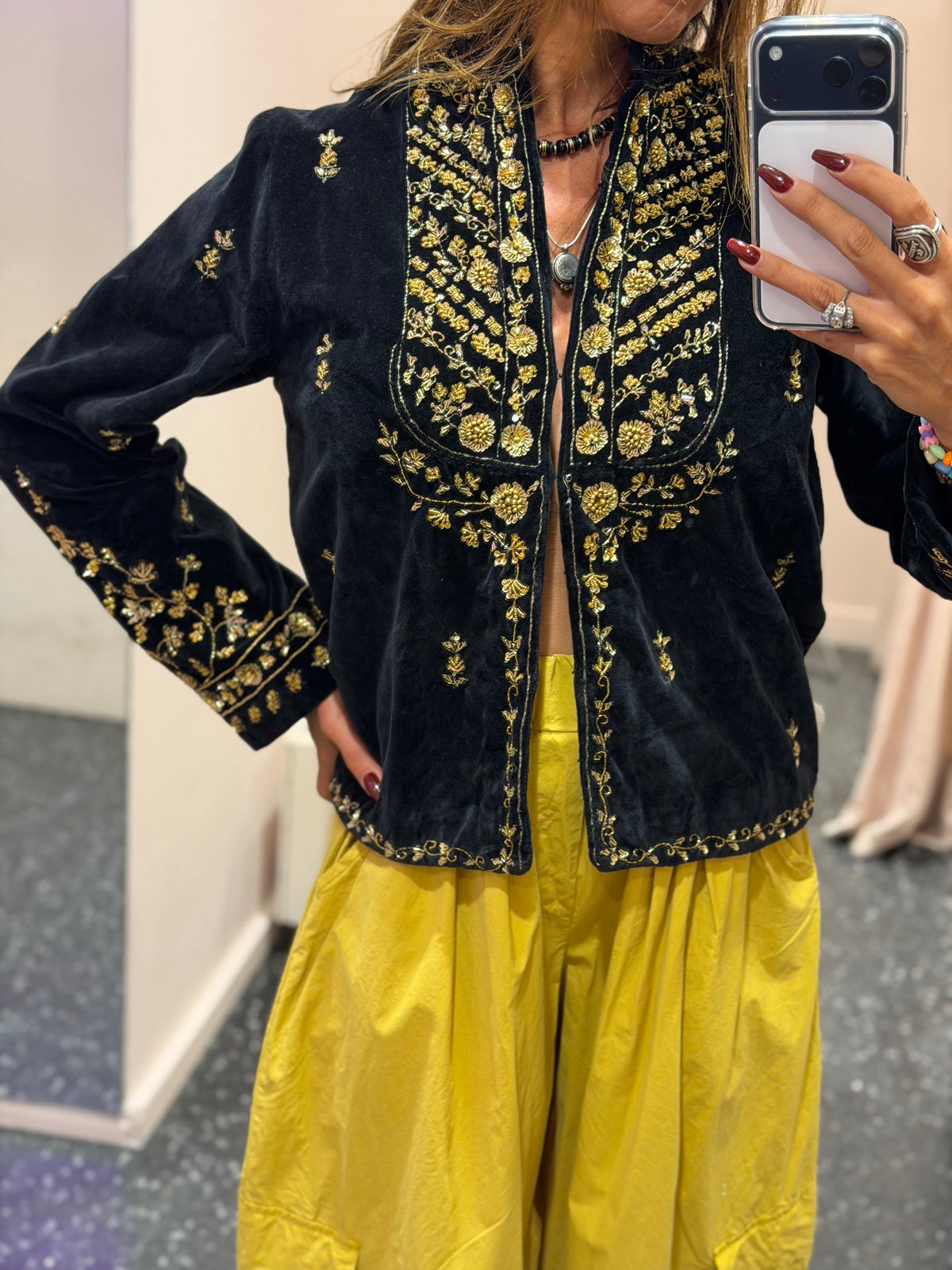 Veste en velours - V De Vinster