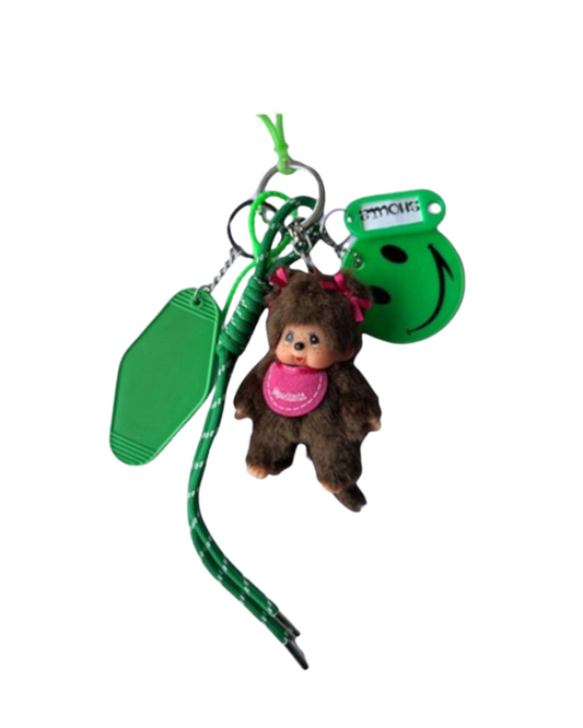 Bijou de sac kiki vert et marron SHOUIA