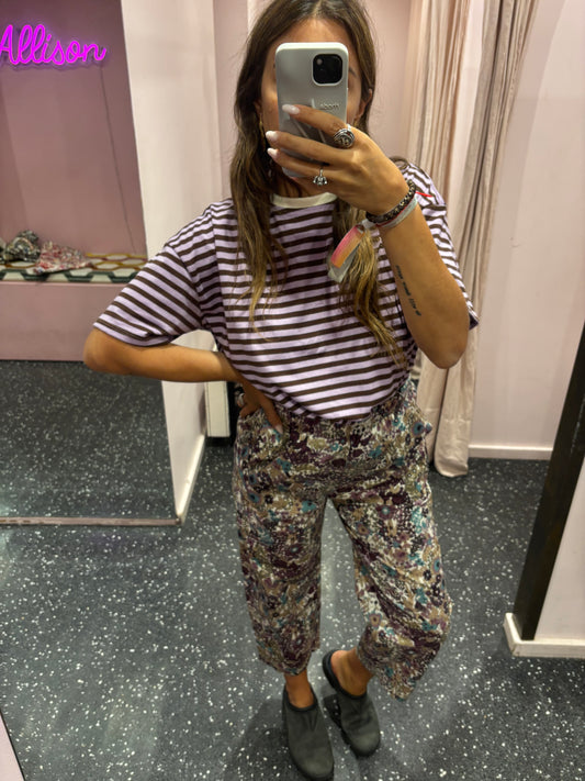 Pantalon imprimé 7/8e Johanna Paris