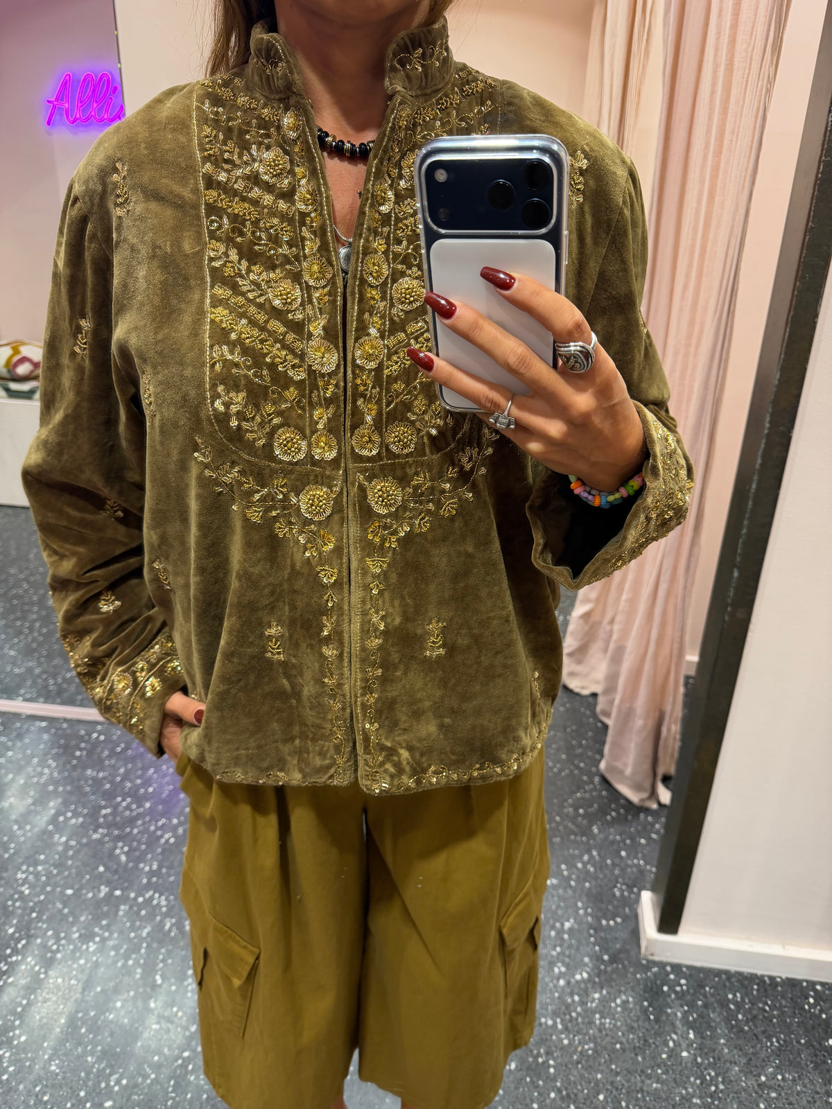 Veste en velours - V De Vinster