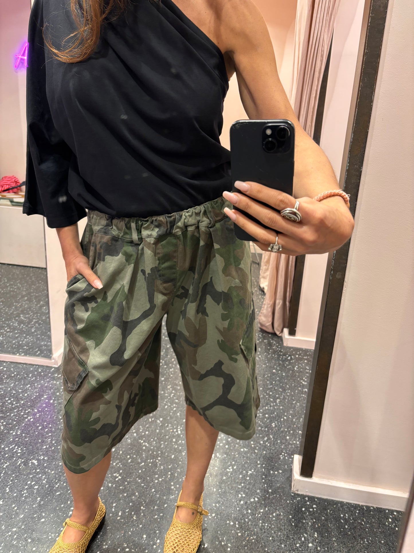 T-shirt uni une manche