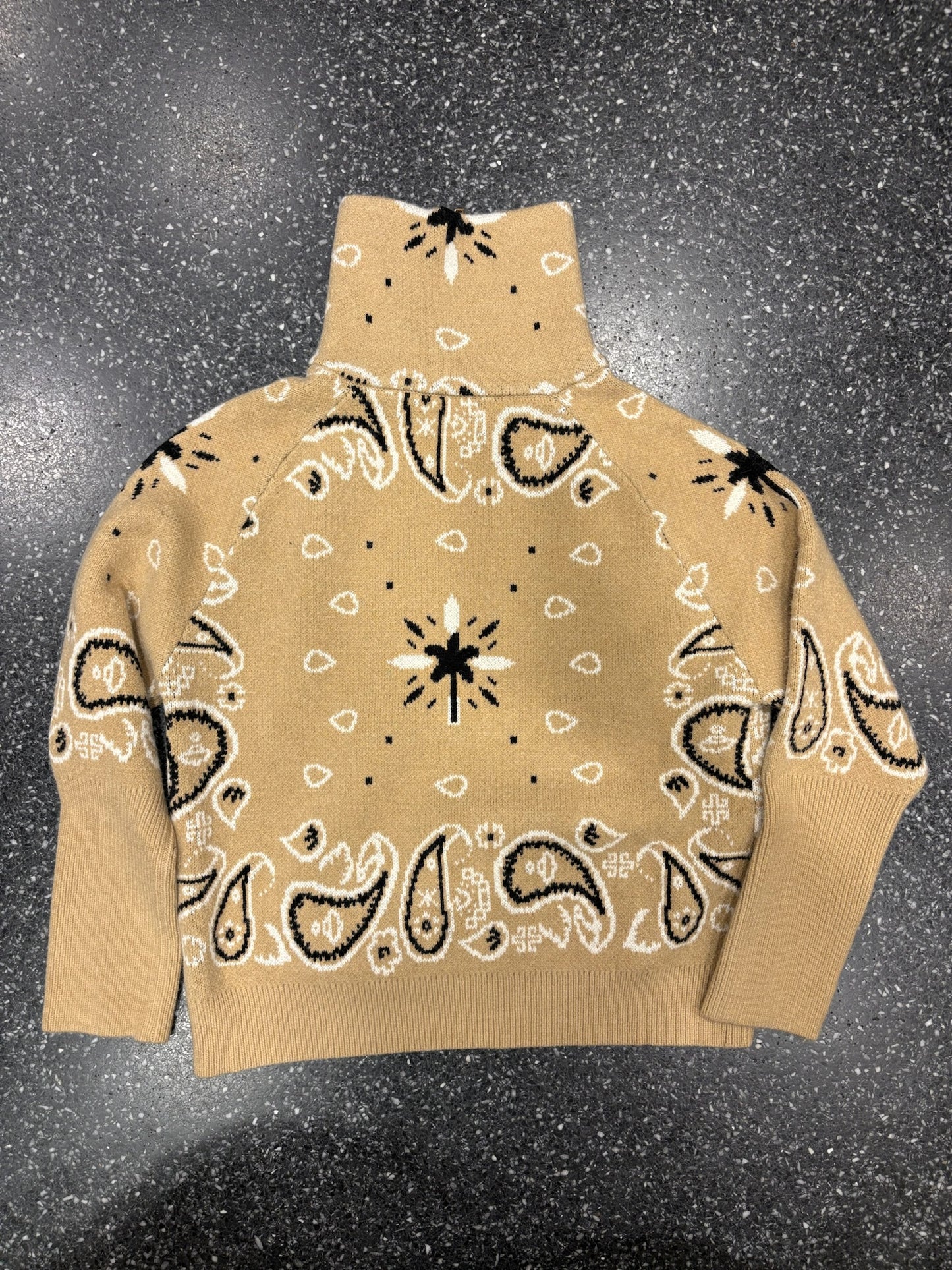 Gilet zippé imprimé bandana