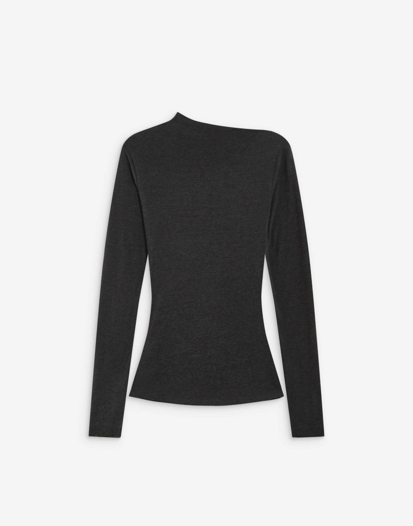 TOP DRAPÉ ASYMÉTRIQUE MANCHES LONGUES AURYGNY