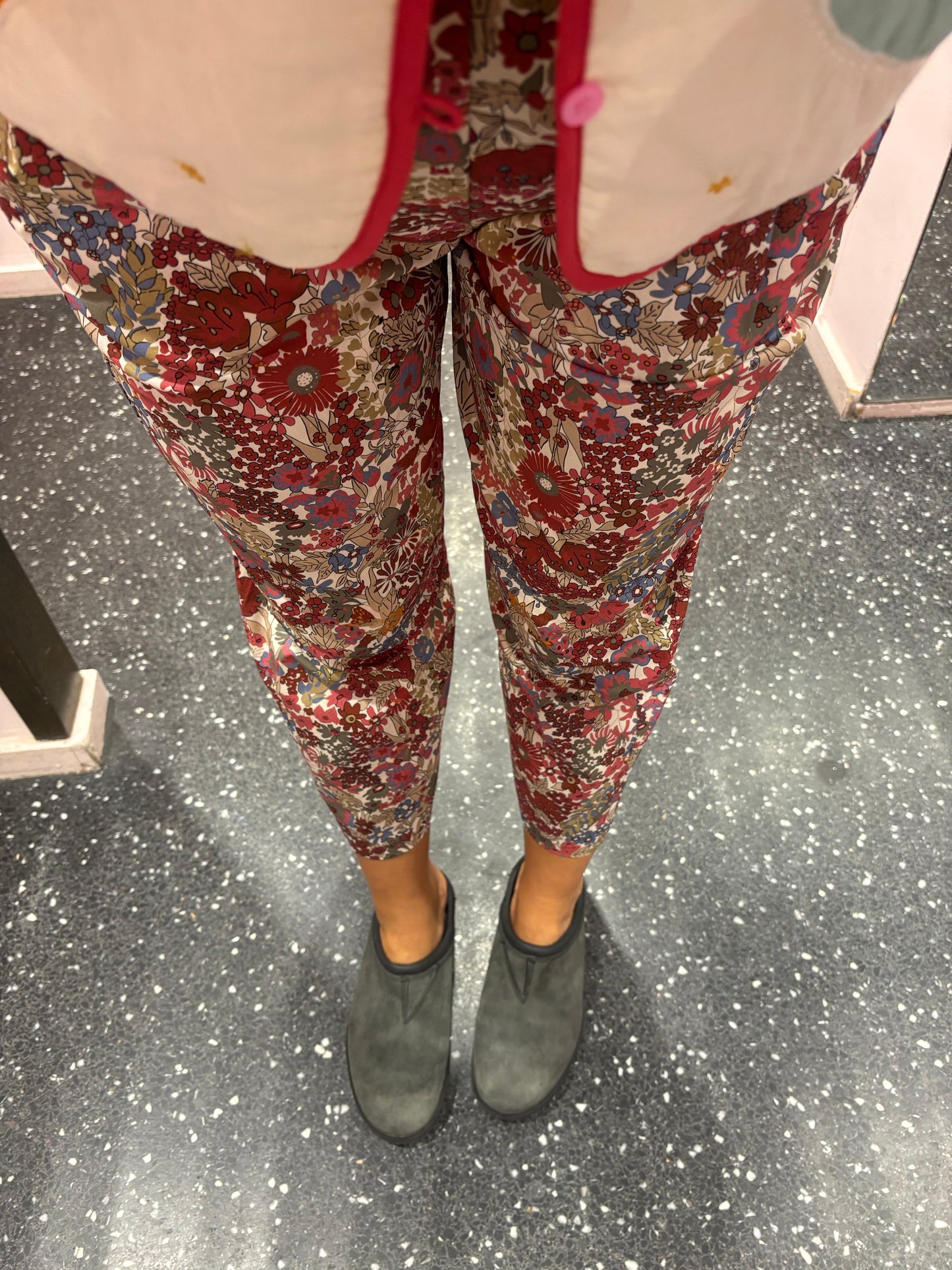 Pantalon imprimé 7/8e Johanna Paris