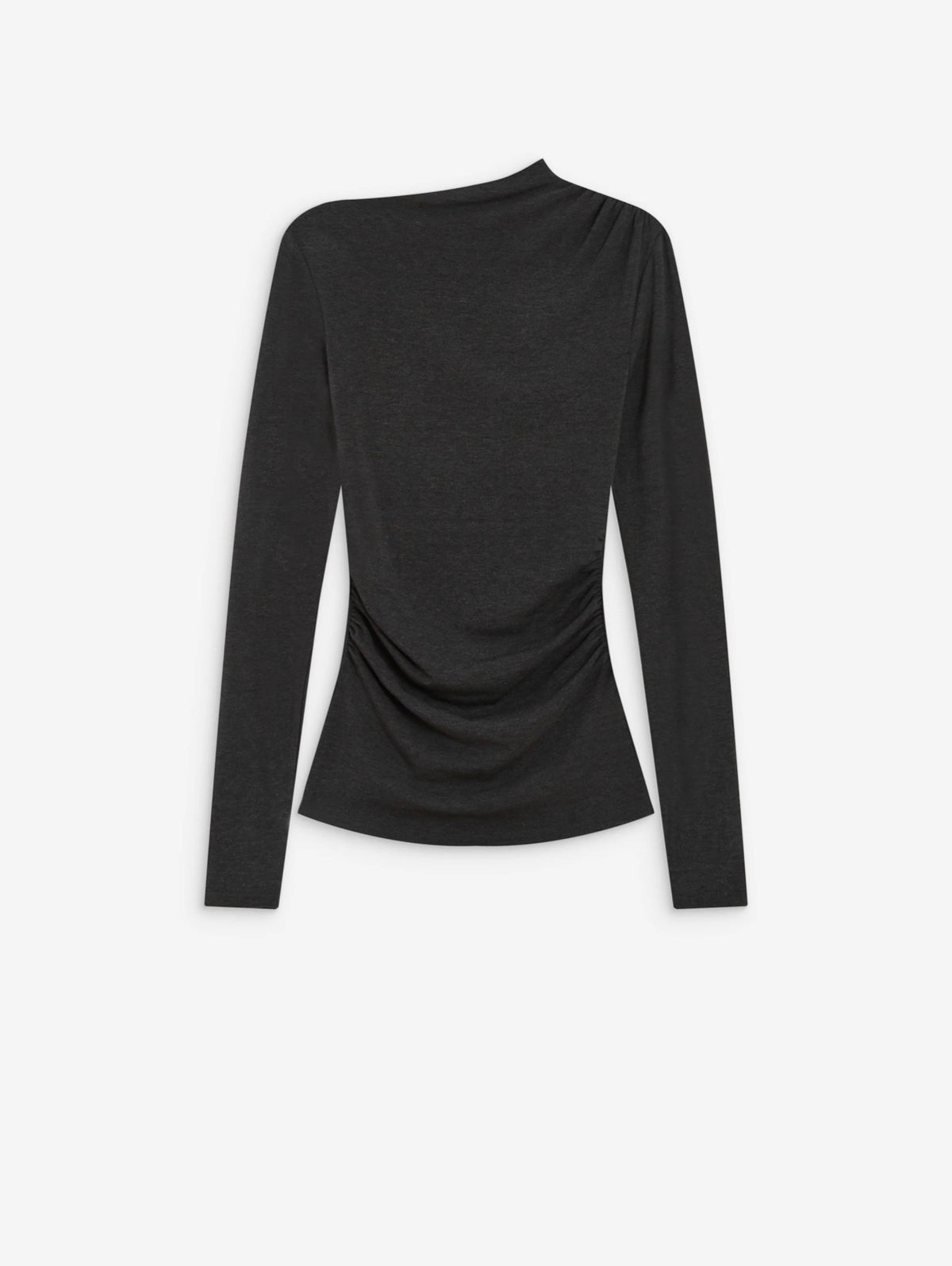TOP DRAPÉ ASYMÉTRIQUE MANCHES LONGUES AURYGNY