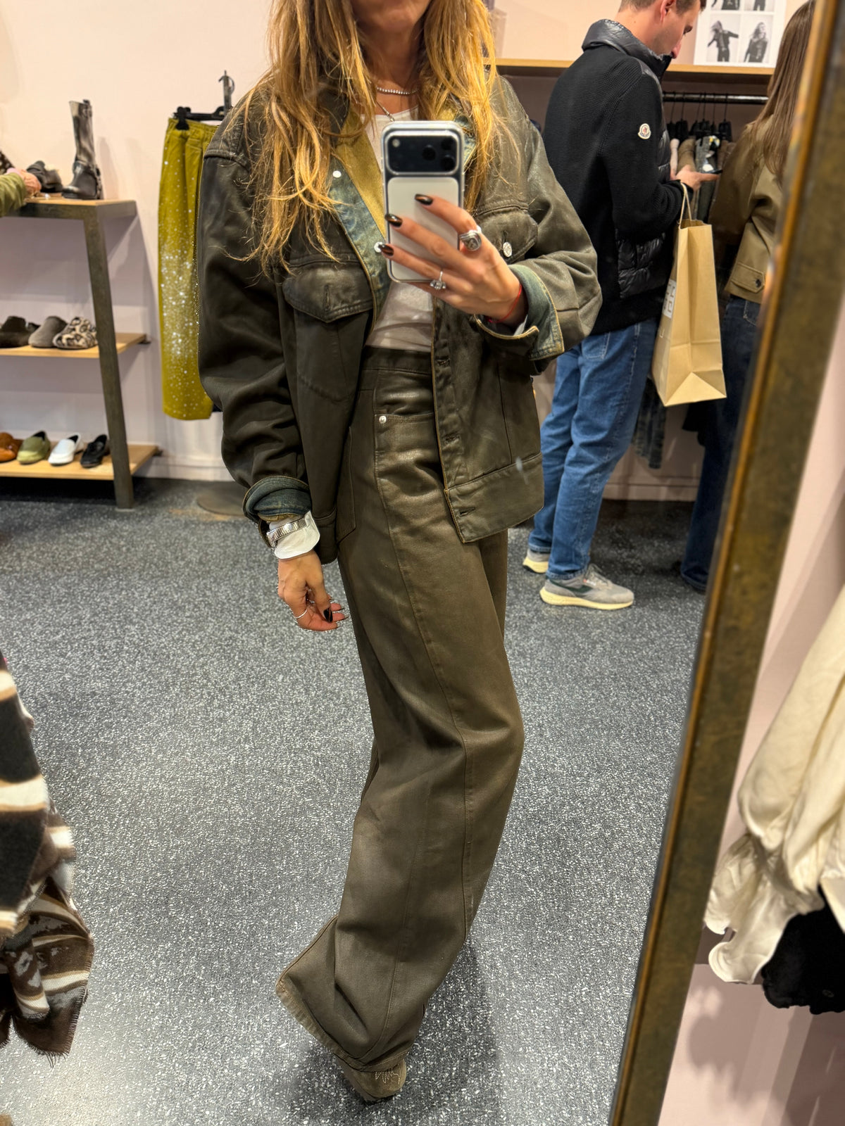 LABDIP - Veste denim huilée