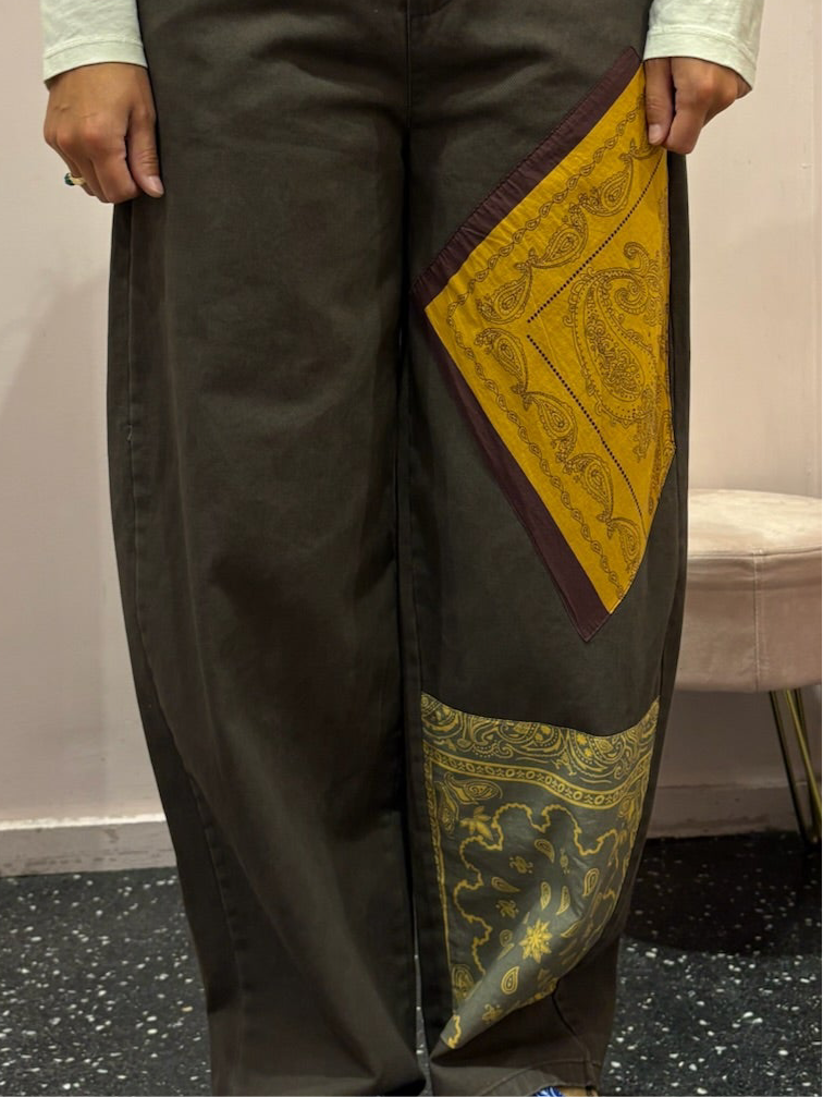 Pantalon patchwork JOHANNA PARIS