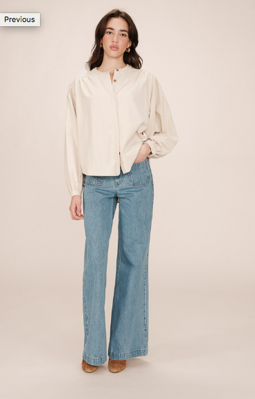 Blouse Suri écru Grace & Mila