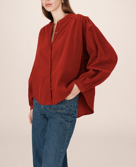 Blouse Suri terracota Grace & Mila