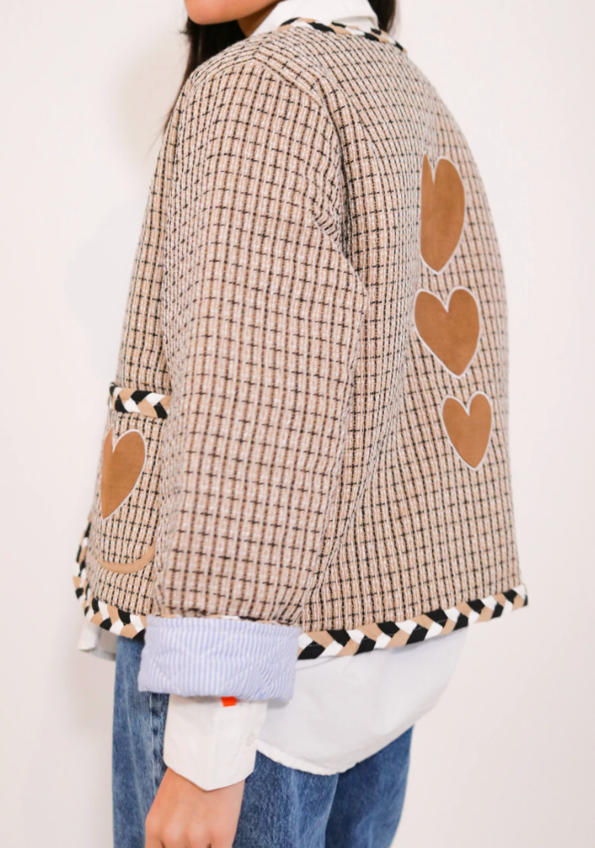 Veste en tweed Heart