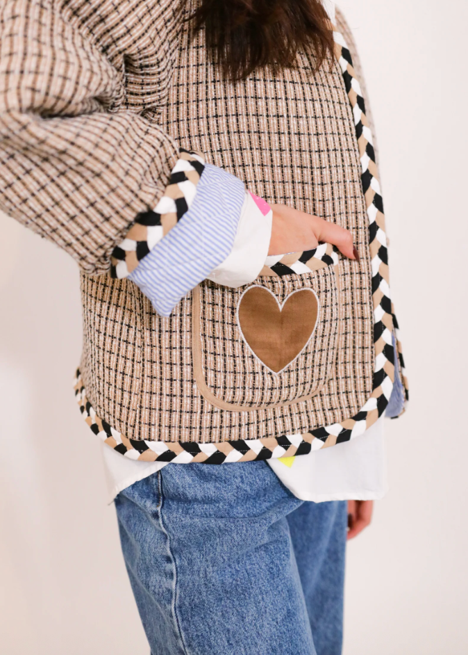 Veste en tweed Heart