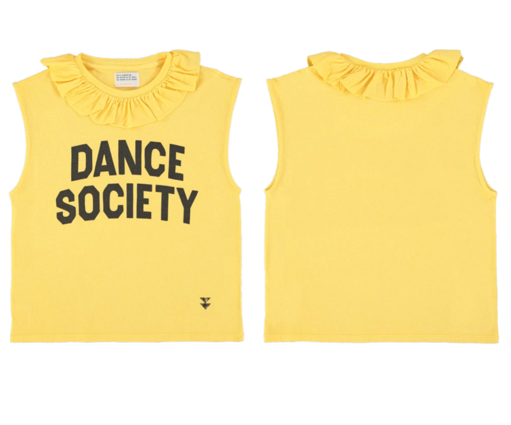 T-shirt Dance Society jaune Sisters department