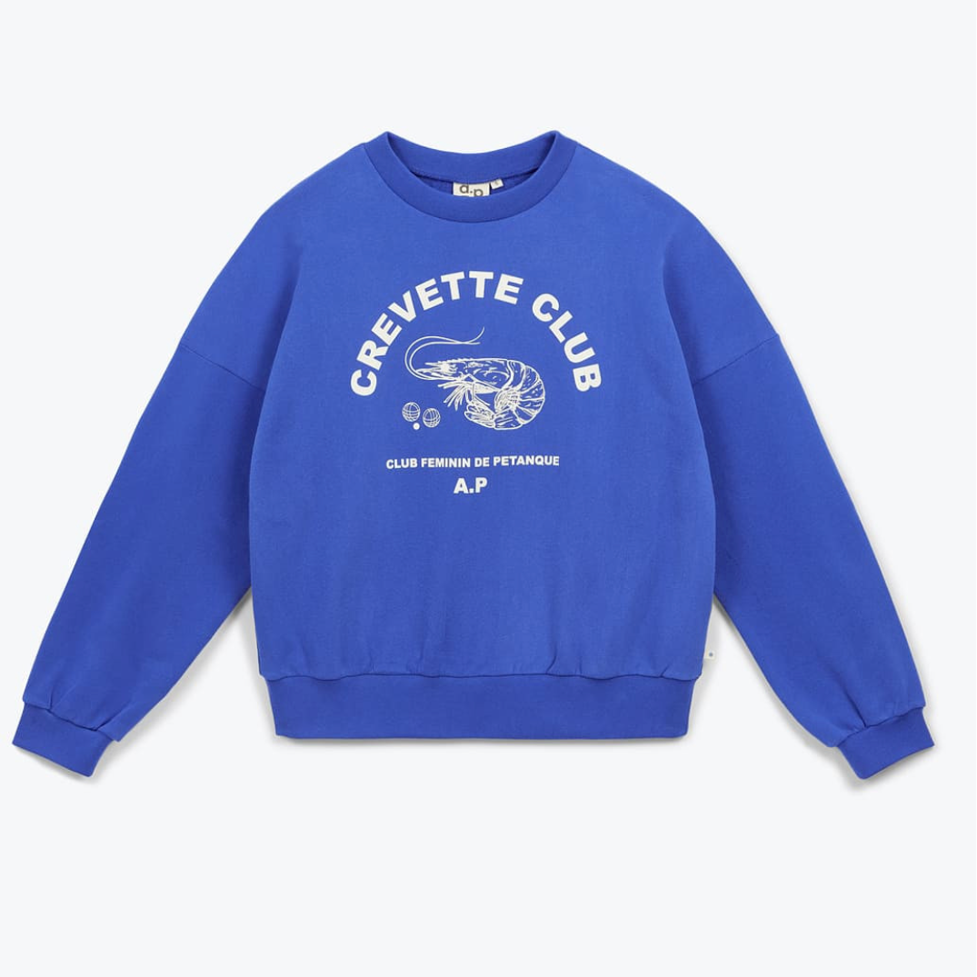 Sweat Crevette club - Arsène et les pipelettes