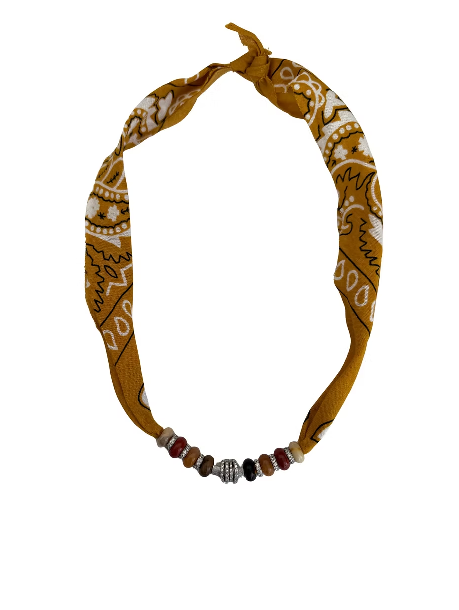 Collier bandana navajo – Perles centrales graphiques