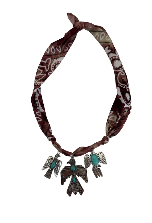 Collier bandana navajo – Trio de Thunderbird
