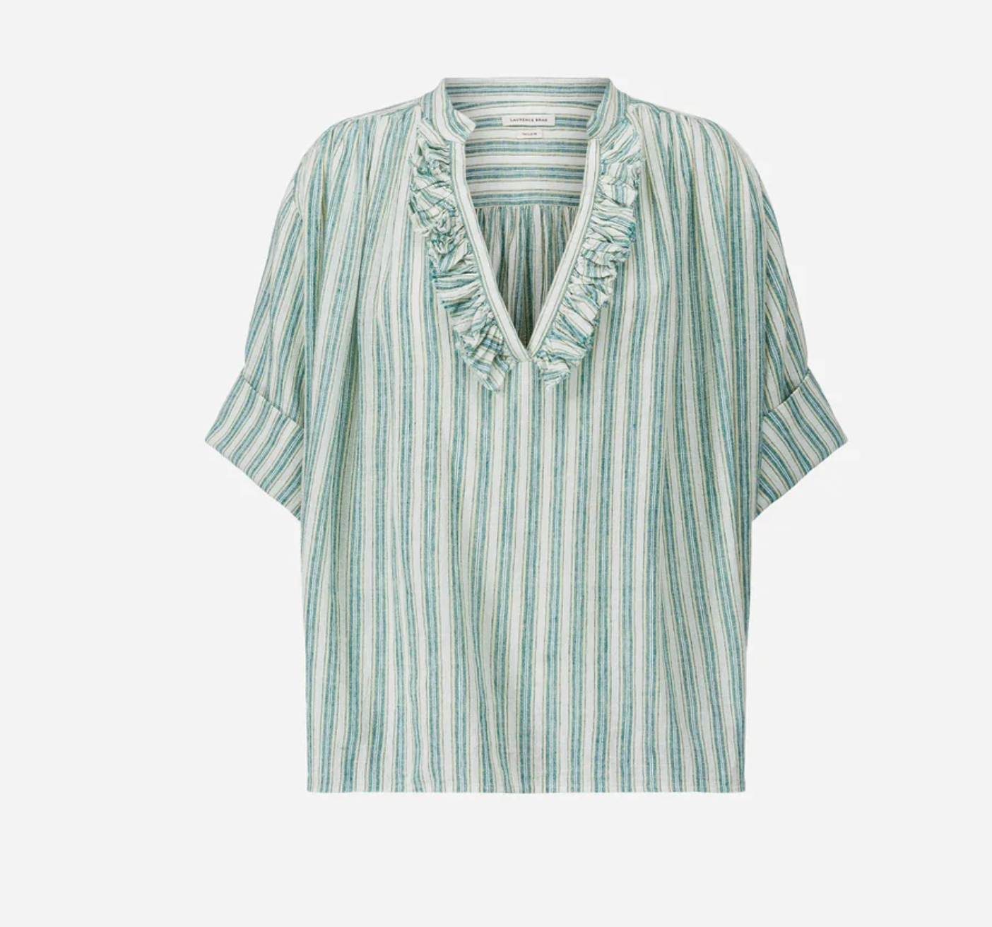LAURENCE BRAS – blouse Escargot vert