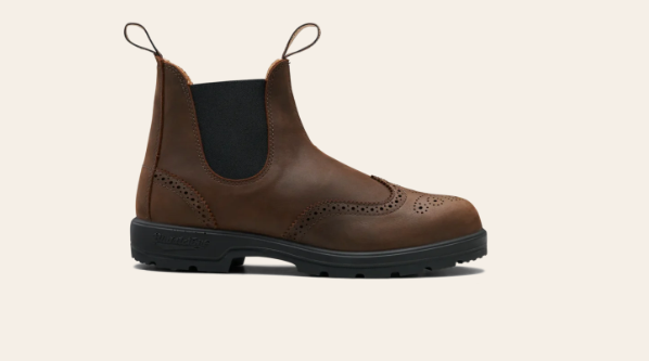 Chelsea boots antique surpiquées Blundstone