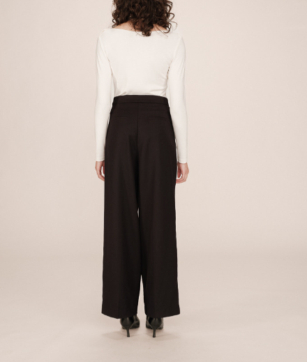 Pantalon Strokes noir Grace & Mila