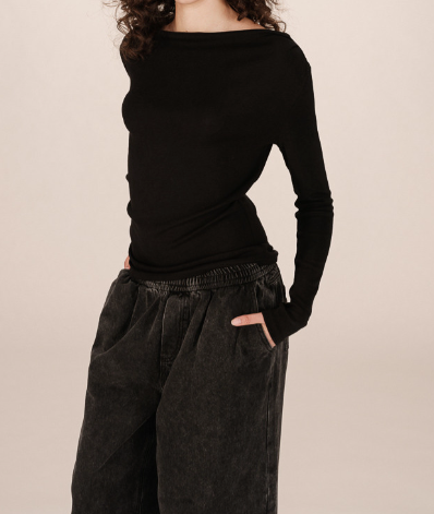 t-shirt Sioux noir Grace & Mila
