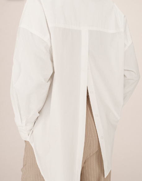 Chemise stripe écru Grace & Mila